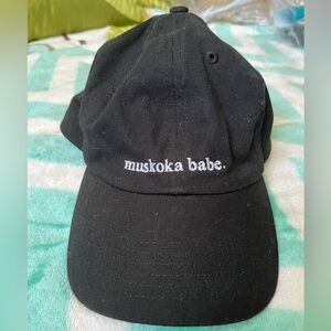 Brunette the label 'Muskoka Babe' Baseball Cap